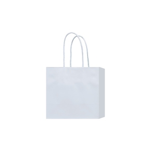 【紙袋】ラミネートバッグHB(白)180×100×170mm〈100枚入り〉