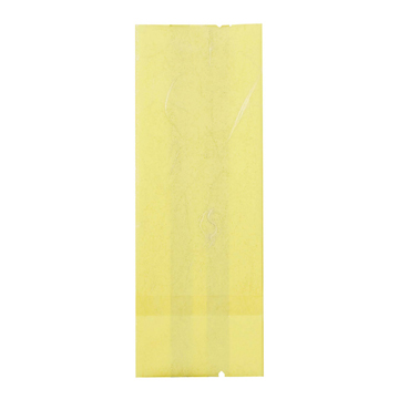 サンプル 【ガス袋】 極薄雲竜ガゼット袋 黄ベタ VK-31 65×35×180
