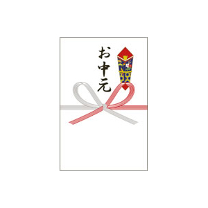 【シール】季節菓子シール お中元 60×90mm LX293 (200枚入り)
