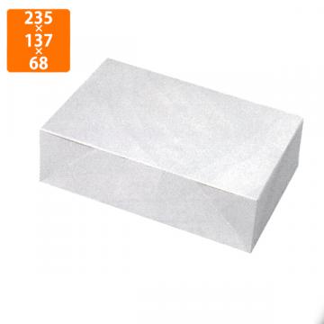 【化粧箱】12-24 鯛焼10個入白鯛10 235×137×68mm (600枚入)