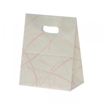 【紙袋】 イーグリップMサイズ ゆうびベージュ 180×105×225mm (50枚入)