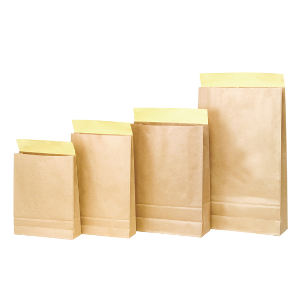 紙袋】WP宅配袋(大) 320×115×430+60mm〈50枚入り〉 | 包装資材・袋の 