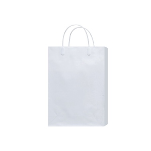 【紙袋】ラミネートバッグS(白)225×80×310mm〈5枚入り〉