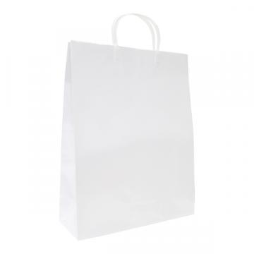 サンプル【紙袋】紙袋320×115×410mmグロスラミネート(白)