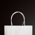 【紙袋】紙袋220×110×320mmPP貼り Sサイズ (白)