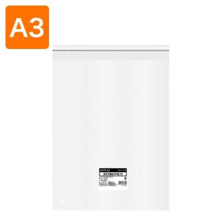 OPP封筒】A3サイズ用/空気穴開きフタ付き/テープ付き AOPP-A3 | 包装