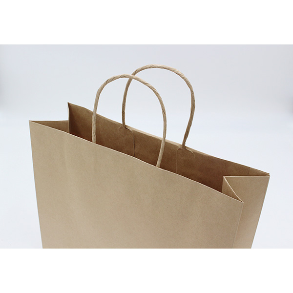 紙袋】紙袋320×110×270mm 茶(取っ手:紙丸紐) | 包装資材・袋の通販モール イチカラ
