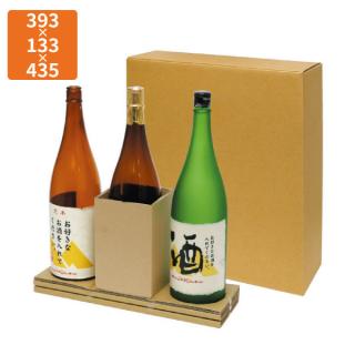 化粧箱】K-1299 一升瓶3本 お値打ち宅配箱 393×133×435mm (20枚入) | 包装資材・袋の通販モール イチカラ