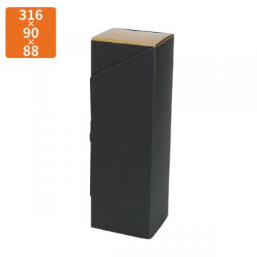 【化粧箱】K-1375 ブラック&ゴールド  720ml×1本 316×90×88mm (50枚入)