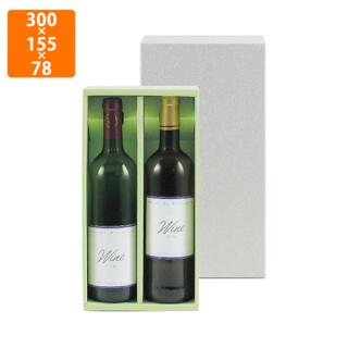 化粧箱】K-188 ワイナリー720ml×2本入 300×155×78mm (50枚入