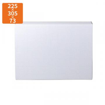 【化粧箱】K-1591 ブロックホワイト  300ml×4本 225×305×73mm (50枚入)