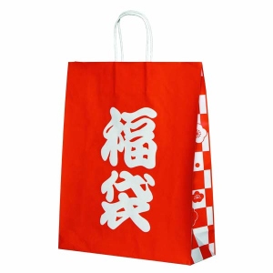 【紙袋】　HZ　梅市松　福袋　320×110×400(mm)　(100枚入)