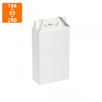 【化粧箱】K-1422 ジュース瓶1L手提箱 184×93×290 (50枚入)