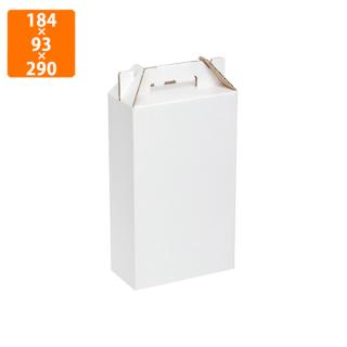 化粧箱】K-1422 ジュース瓶1L手提箱 184×93×290 (50枚入) | 包装