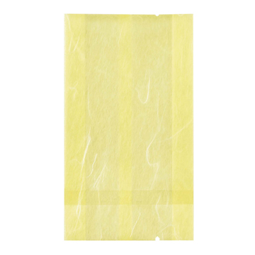 【ガス袋】 極薄雲竜ガゼット袋 極薄黄色 VK-131 90×30×160(mm)