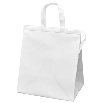 【保冷袋】 カラークールベーシック バッグ 大　白 (100枚入)