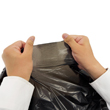 【環境配慮商品】【ポリ袋】再生原料40%　ゴミ袋10L　LD　黒　GI12