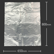【環境配慮商品】【ポリ袋】再生原料100%　ゴミ袋45L　LD　ナチュラル半透明　BI43