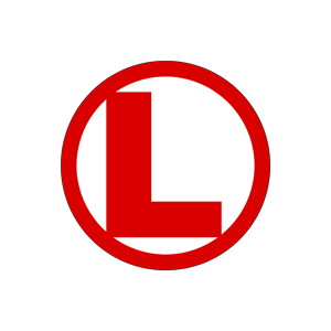 【シール】 L 特大 40×40mm LQ583 (500枚入り)