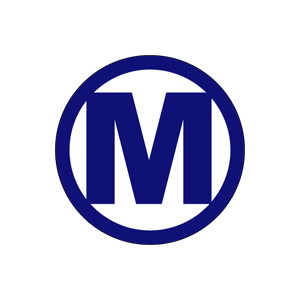 【シール】 M 中 25×25mm LQ572 (1000枚入り)