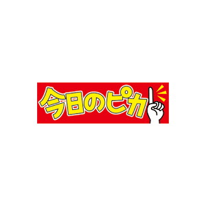 【シール】 今日のピカイチ 80×25mm LQ836 (500枚入り)