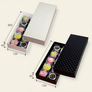 【箱】 エコパG　白ルミア10個箱 124×302×45 (25枚入)