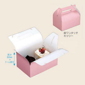 【箱】 キャリーピンク#4 90×120×80 (50枚入)