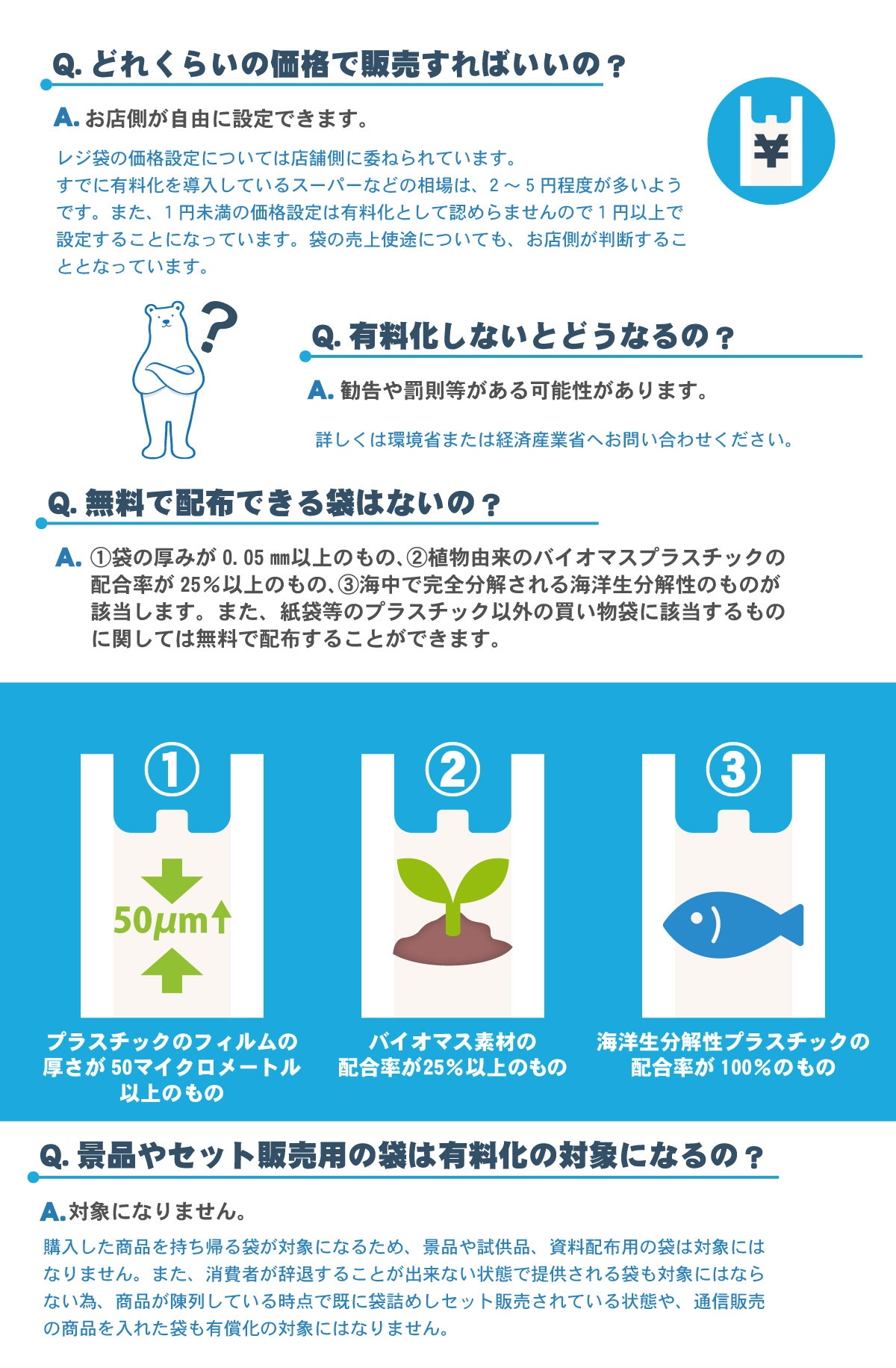 レジ袋有料化に対するイチカラの取り組み | 包装資材・袋の通販モール